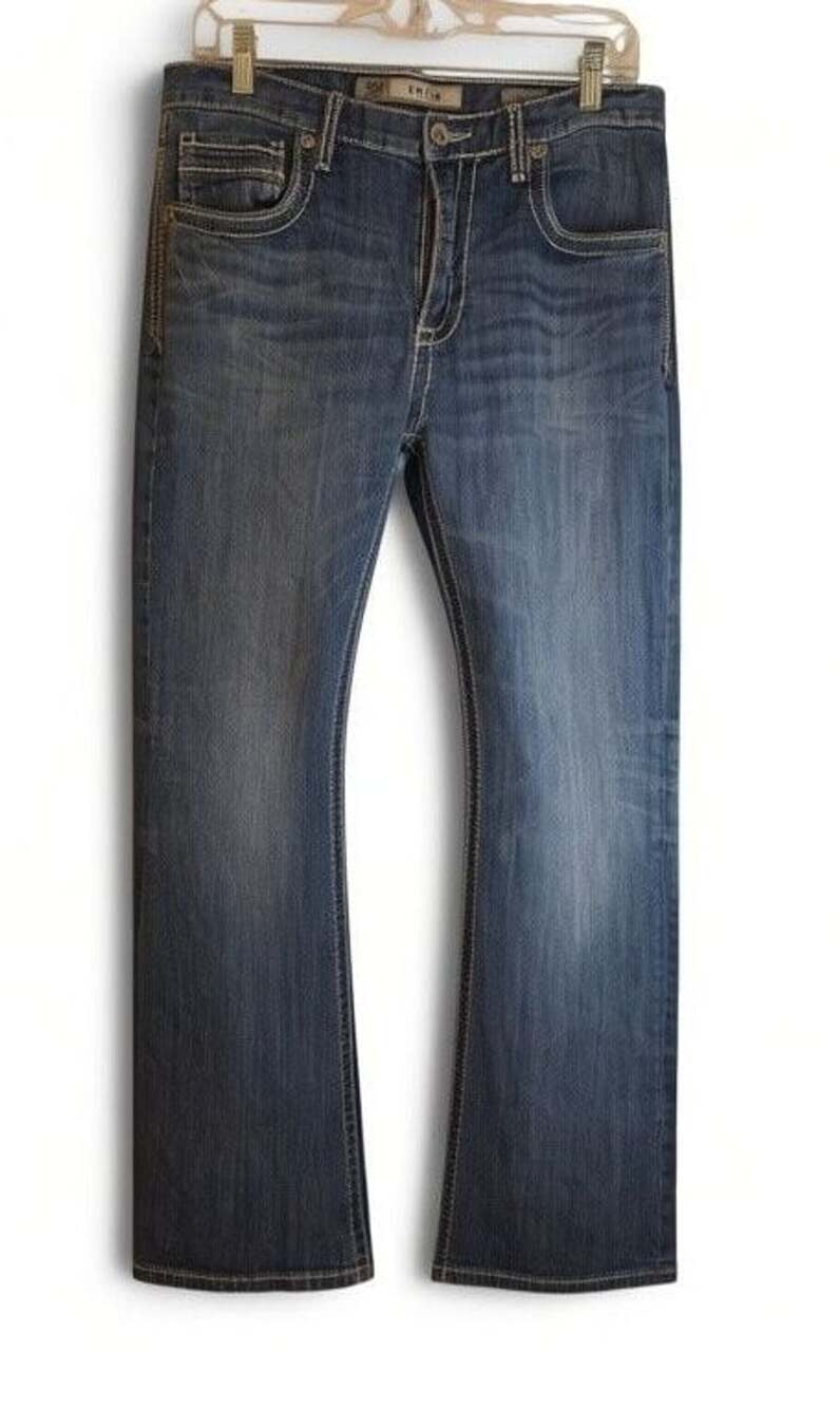 Bke Denim Tyler Bootcut Jeans Size 32s Blue